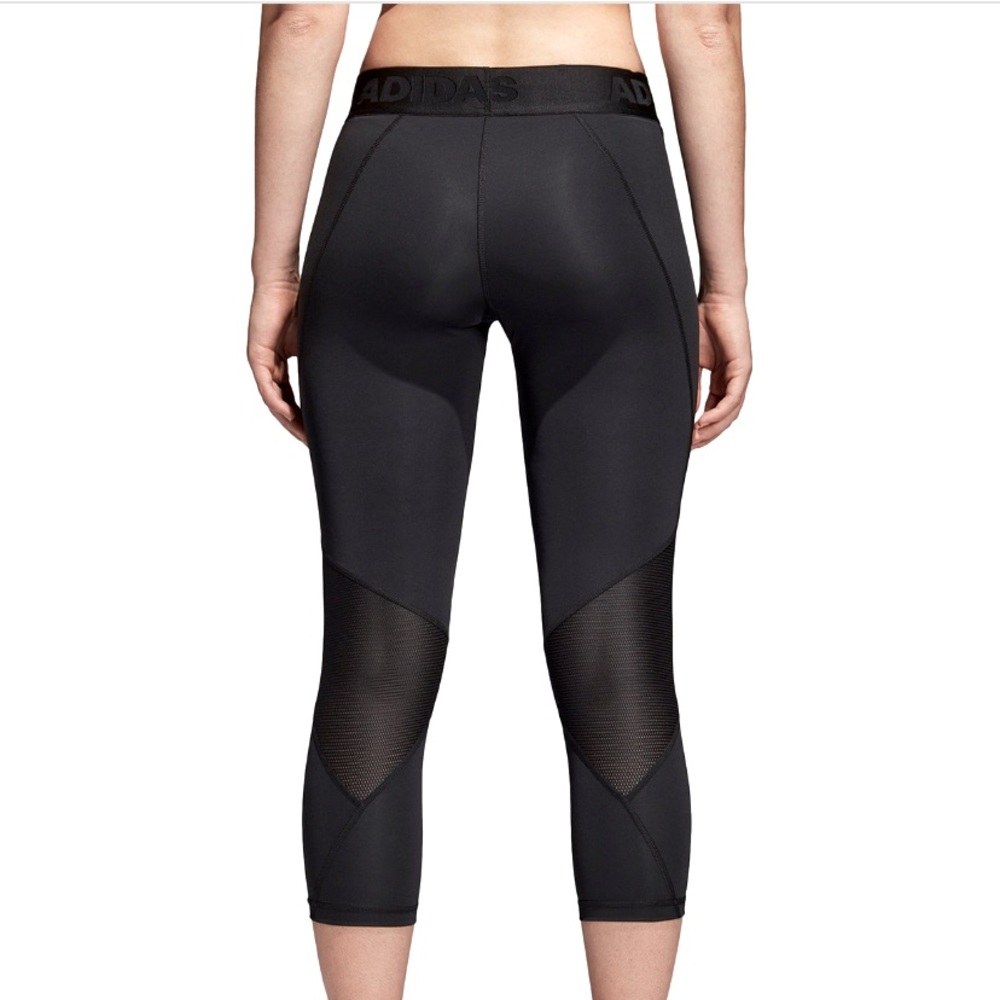Adidas Alphaskin Climacool Leggings Cropped Compression Running Capris NWOT